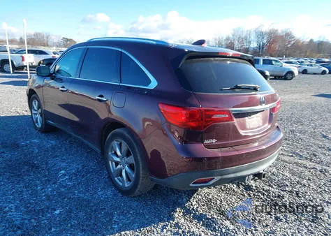 2014 Acura Mdx Advance Pkg W/Entertainment Pkg from USA, damaged, VIN 5FRYD4H84EB030988